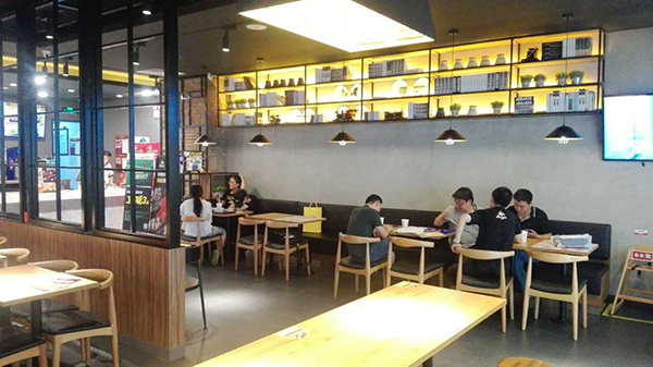 餐飲店面裝修設計圖片、餐飲店裝修效果圖、餐飲店裝修案例